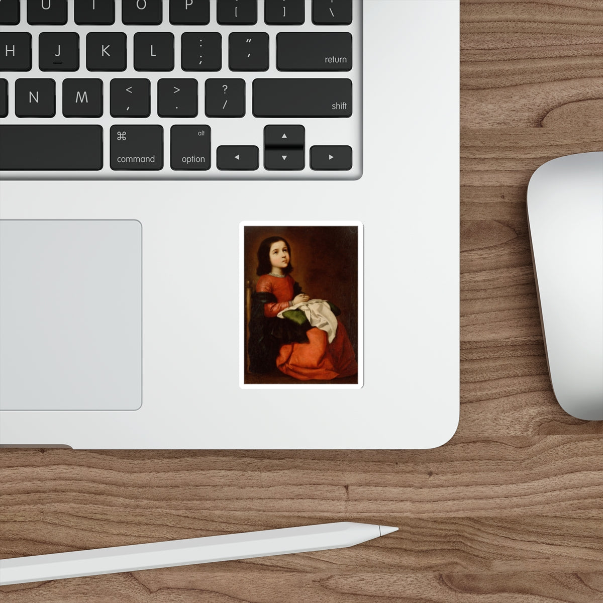 ZURBARAN, Francisco de - The Childhood of the Virgin (Artwork) STICKER Vinyl Die-Cut Decal-The Sticker Space