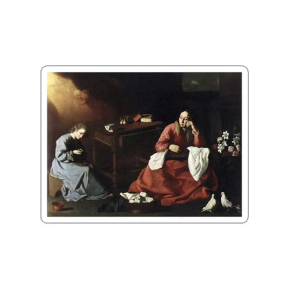 ZURBARAN, Francisco de - The House of Nazareth (Artwork) STICKER Vinyl Die-Cut Decal White Die-Cut 2 Inch - The Sticker Space