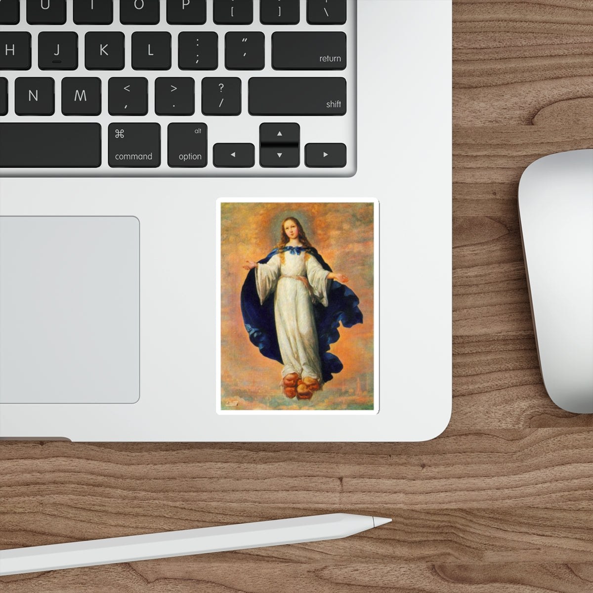 ZURBARAN, Francisco de - The Immaculate Conception2 (Artwork) STICKER Vinyl Die-Cut Decal-The Sticker Space