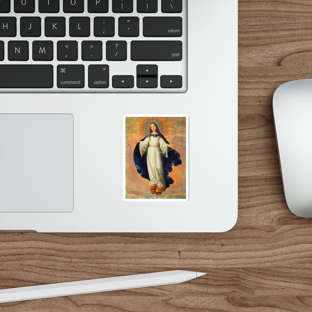 ZURBARAN, Francisco de - The Immaculate Conception2 (Artwork) STICKER Vinyl Die-Cut Decal-The Sticker Space