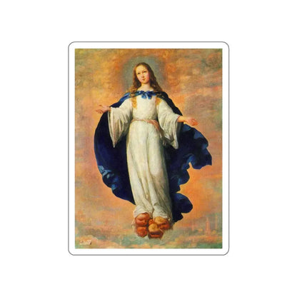ZURBARAN, Francisco de - The Immaculate Conception2 (Artwork) STICKER Vinyl Die-Cut Decal White Die-Cut 4 Inch - The Sticker Space
