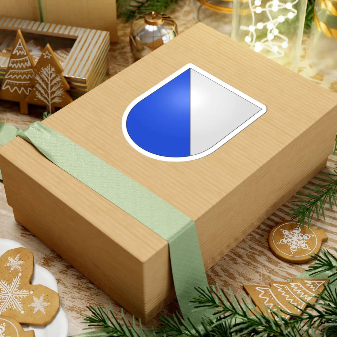 Zurich-coat of arms (Switzerland) (Coat of Arms) STICKER Vinyl Kiss-Cut Decal - The Sticker Space