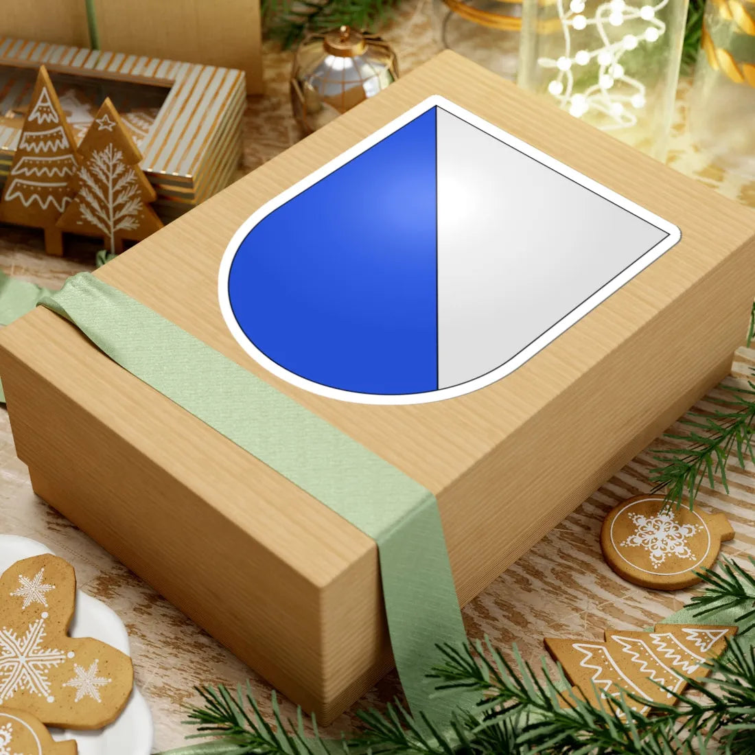 Zurich-coat of arms (Switzerland) (Coat of Arms) STICKER Vinyl Kiss-Cut Decal - The Sticker Space