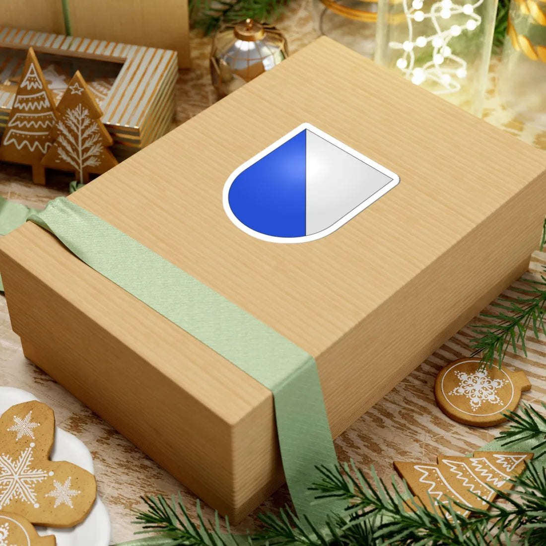 Zurich-coat of arms (Switzerland) (Coat of Arms) STICKER Vinyl Kiss-Cut Decal - The Sticker Space