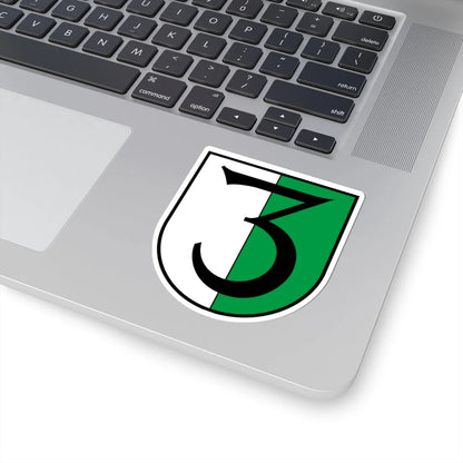 Zurzach Bezirk Wappen (Switzerland) (Coat of Arms) STICKER Vinyl Kiss-Cut Decal - The Sticker Space