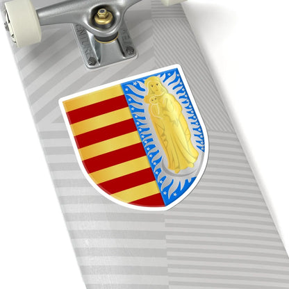 Zutendaal wapen (Belgium) (Coat of Arms) STICKER Vinyl Kiss-Cut Decal - The Sticker Space