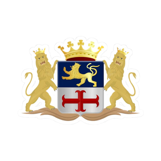 Zutphen wapen 1816 (Netherlands) (Coat of Arms) STICKER Vinyl Kiss-Cut Decal 2 Inch White - The Sticker Space