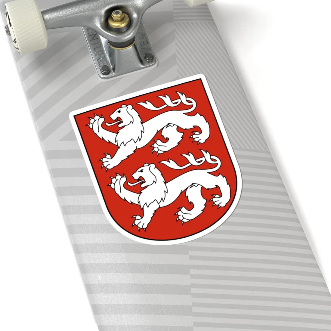 Zuzwil SG-blazon (Switzerland) (Coat of Arms) STICKER Vinyl Kiss-Cut Decal - The Sticker Space