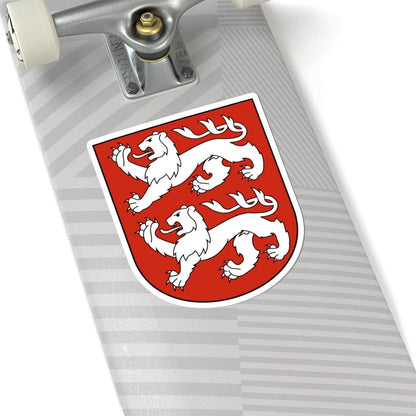 Zuzwil SG-blazon (Switzerland) (Coat of Arms) STICKER Vinyl Kiss-Cut Decal - The Sticker Space
