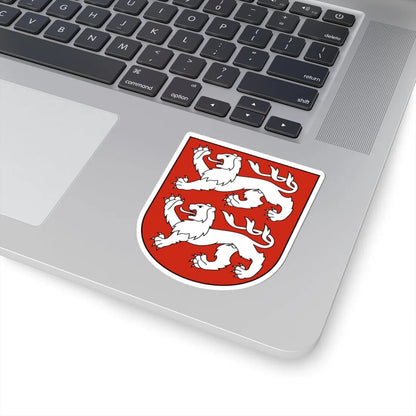 Zuzwil SG-blazon (Switzerland) (Coat of Arms) STICKER Vinyl Kiss-Cut Decal - The Sticker Space