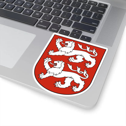 Zuzwil SG-blazon (Switzerland) (Coat of Arms) STICKER Vinyl Kiss-Cut Decal - The Sticker Space