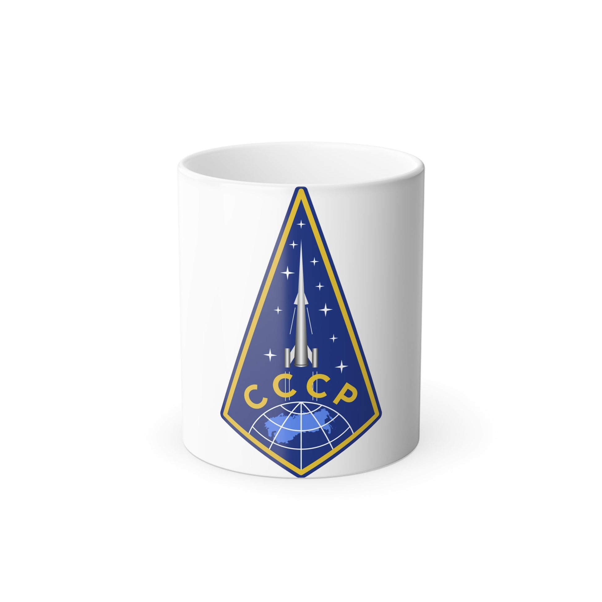 Zvezda Rocket (Soyuz Programme) Color Changing Mug 11oz-11oz-The Sticker Space