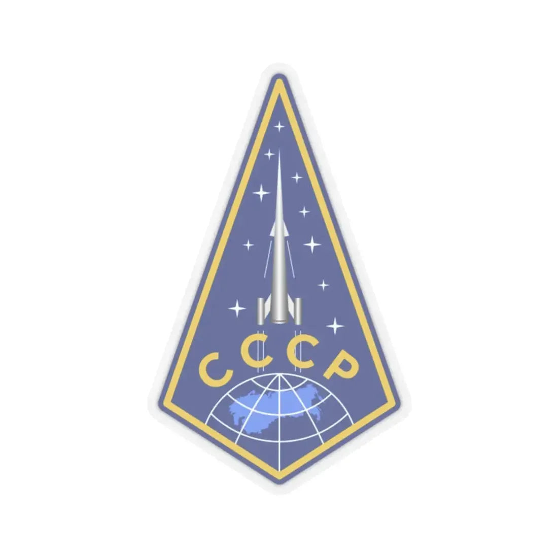 Zvezda Rocket (Soyuz Programme) STICKER Vinyl Kiss-Cut Decal 2 Inch Transparent - The Sticker Space