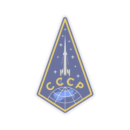 Zvezda Rocket (Soyuz Programme) STICKER Vinyl Kiss-Cut Decal 2 Inch Transparent - The Sticker Space
