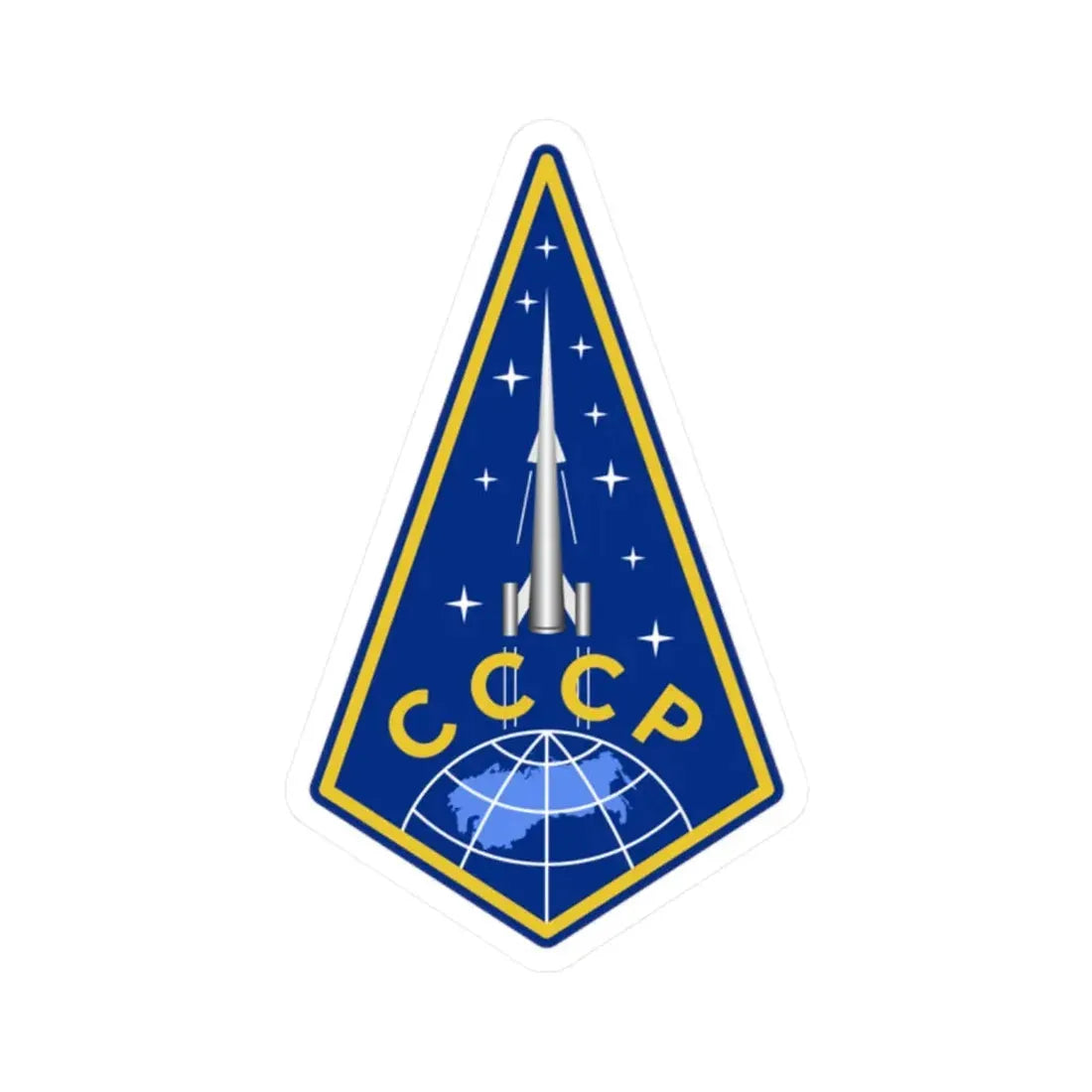 Zvezda Rocket (Soyuz Programme) STICKER Vinyl Kiss-Cut Decal 2 Inch White - The Sticker Space
