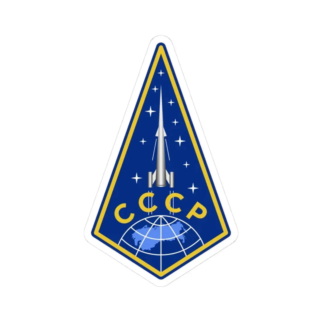 Zvezda Rocket (Soyuz Programme) STICKER Vinyl Kiss-Cut Decal 3 Inch White - The Sticker Space
