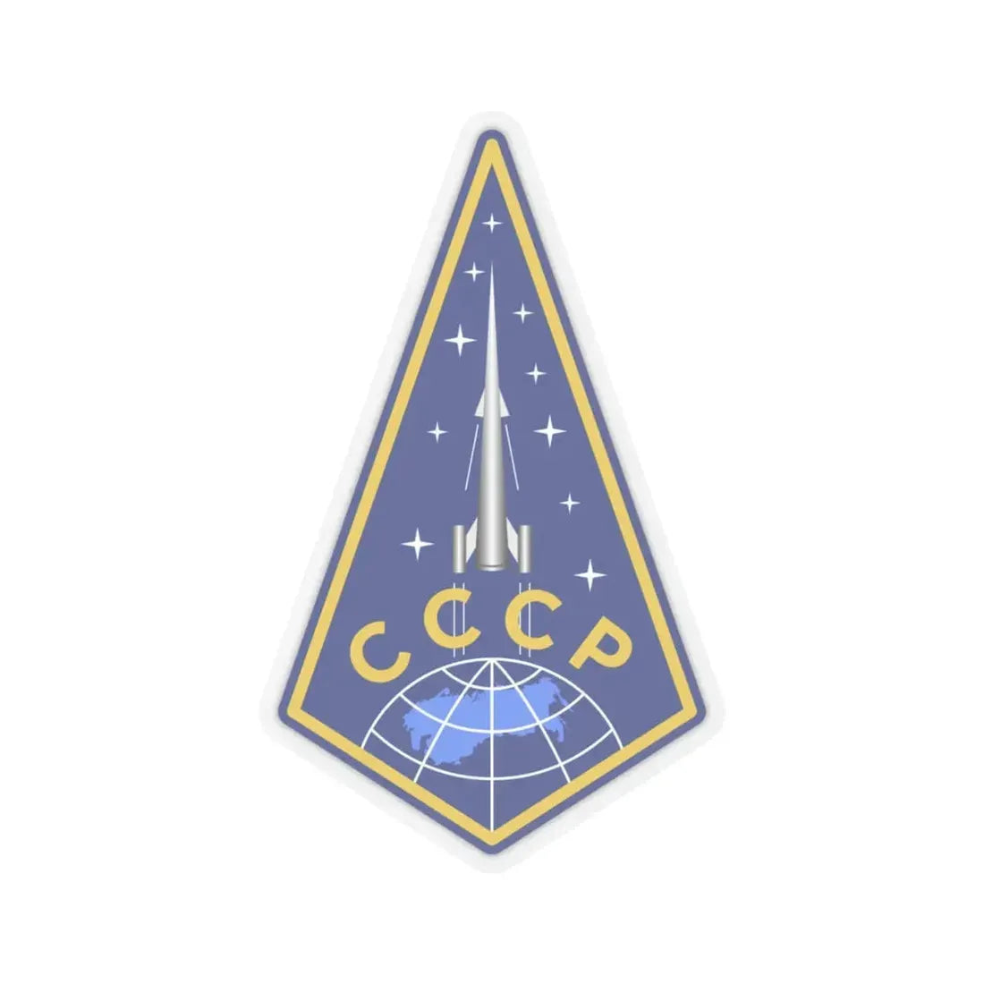 Zvezda Rocket (Soyuz Programme) STICKER Vinyl Kiss-Cut Decal 4 Inch Transparent - The Sticker Space