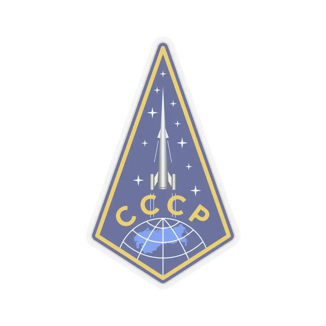 Zvezda Rocket (Soyuz Programme) STICKER Vinyl Kiss-Cut Decal 6 Inch Transparent - The Sticker Space