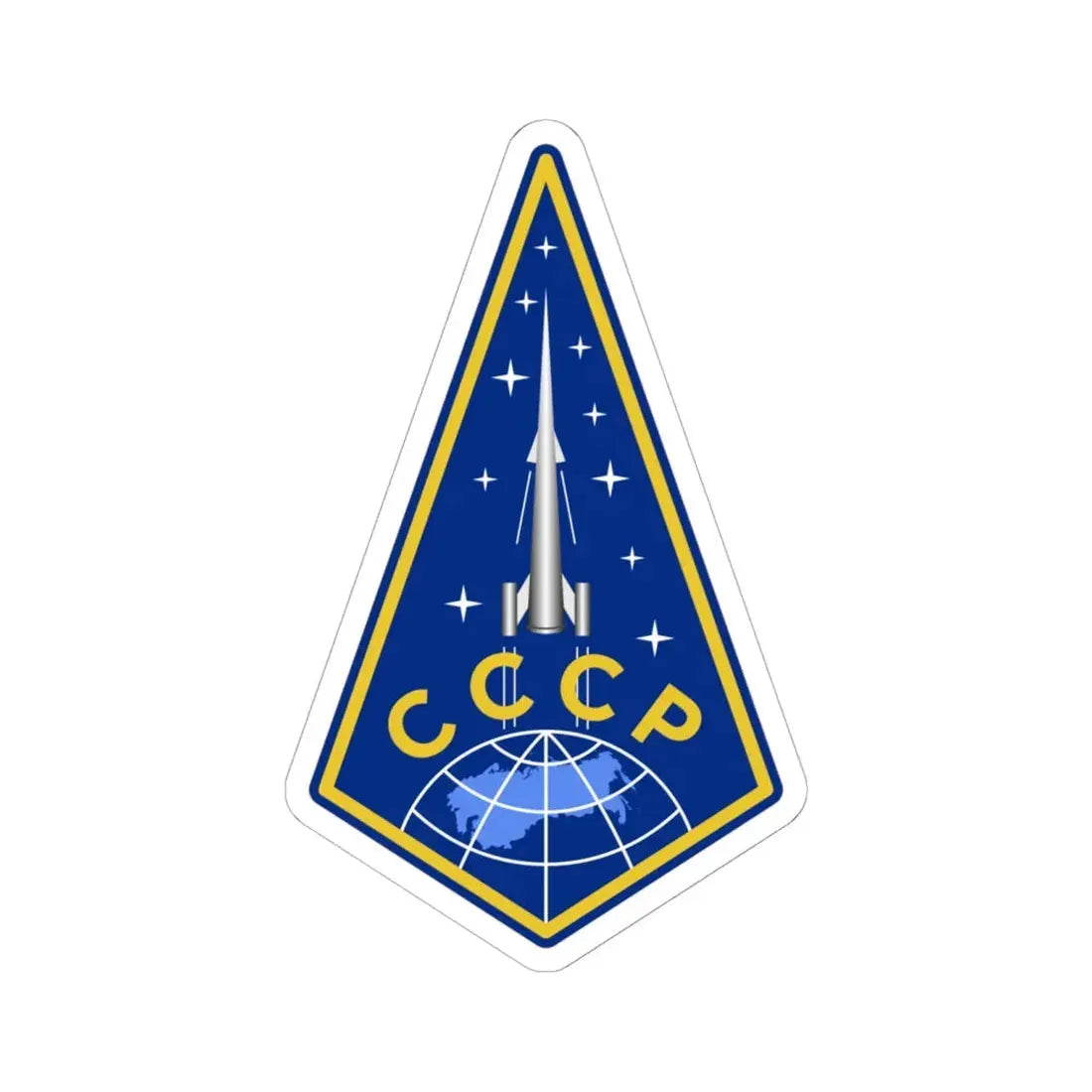 Zvezda Rocket (Soyuz Programme) STICKER Vinyl Kiss-Cut Decal 6 Inch White - The Sticker Space