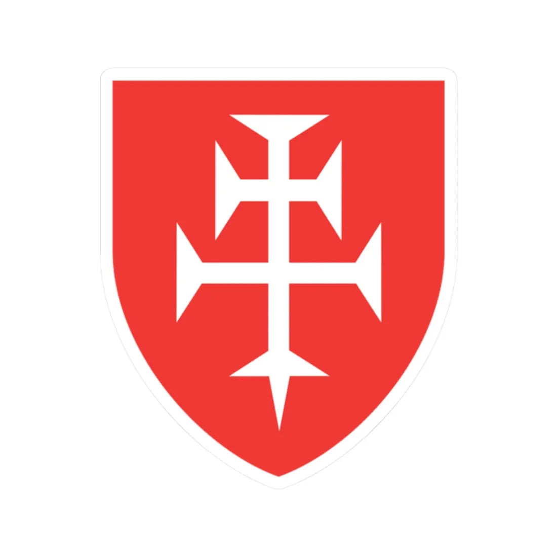 Zvolen Erb (Slovakia) (Coat of Arms) STICKER Vinyl Kiss-Cut Decal 2 Inch White - The Sticker Space