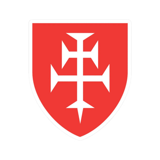 Zvolen Erb (Slovakia) (Coat of Arms) STICKER Vinyl Kiss-Cut Decal 2 Inch White - The Sticker Space