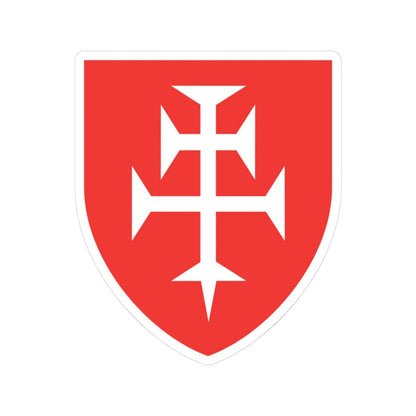 Zvolen Erb (Slovakia) (Coat of Arms) STICKER Vinyl Kiss-Cut Decal 3 Inch White - The Sticker Space