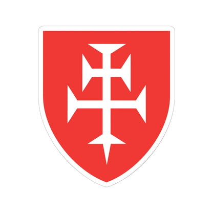 Zvolen Erb (Slovakia) (Coat of Arms) STICKER Vinyl Kiss-Cut Decal 6 Inch White - The Sticker Space