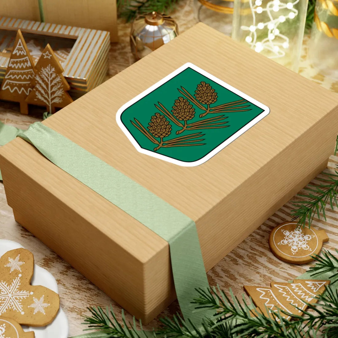 Zvārtavas pagasta ģerbonis (Latvia) (Coat of Arms) STICKER Vinyl Kiss-Cut Decal - The Sticker Space