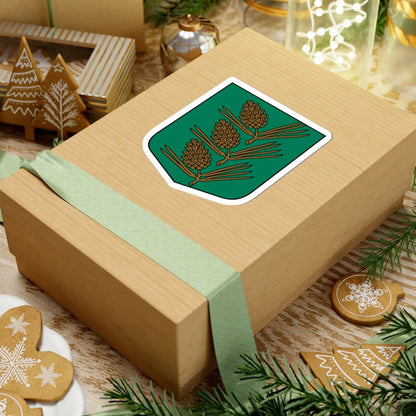 Zvārtavas pagasta ģerbonis (Latvia) (Coat of Arms) STICKER Vinyl Kiss-Cut Decal - The Sticker Space