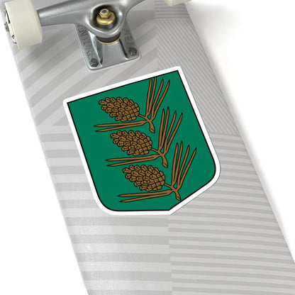 Zvārtavas pagasta ģerbonis (Latvia) (Coat of Arms) STICKER Vinyl Kiss-Cut Decal - The Sticker Space
