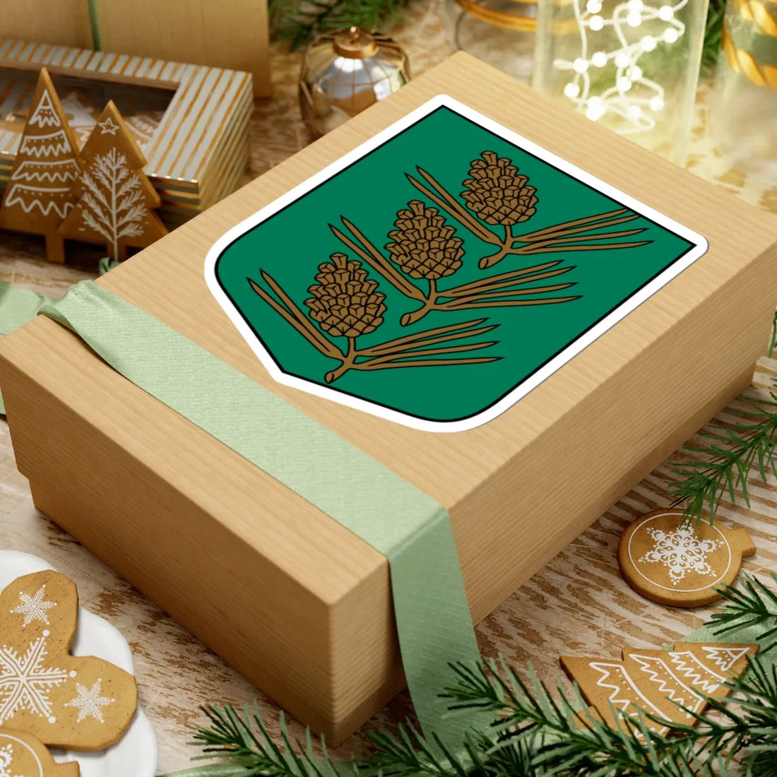 Zvārtavas pagasta ģerbonis (Latvia) (Coat of Arms) STICKER Vinyl Kiss-Cut Decal - The Sticker Space