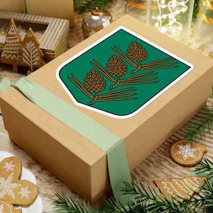 Zvārtavas pagasta ģerbonis (Latvia) (Coat of Arms) STICKER Vinyl Kiss-Cut Decal - The Sticker Space