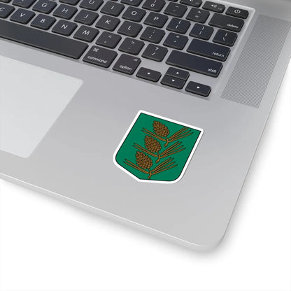Zvārtavas pagasta ģerbonis (Latvia) (Coat of Arms) STICKER Vinyl Kiss-Cut Decal - The Sticker Space