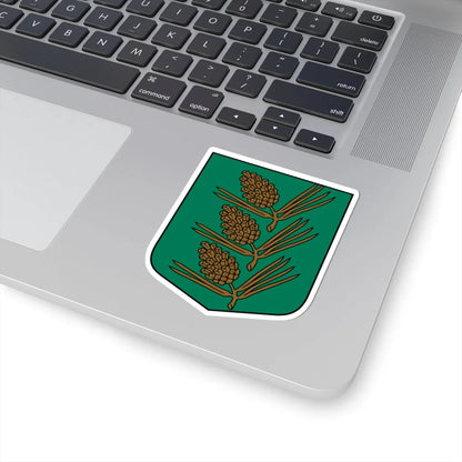 Zvārtavas pagasta ģerbonis (Latvia) (Coat of Arms) STICKER Vinyl Kiss-Cut Decal - The Sticker Space