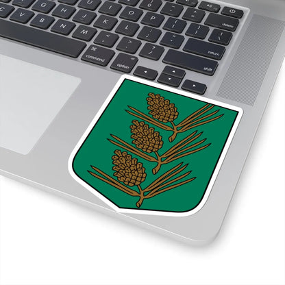 Zvārtavas pagasta ģerbonis (Latvia) (Coat of Arms) STICKER Vinyl Kiss-Cut Decal - The Sticker Space
