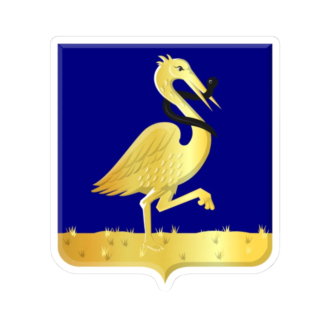 Zwaag wapen (Netherlands) (Coat of Arms) STICKER Vinyl Kiss-Cut Decal 3 Inch White - The Sticker Space