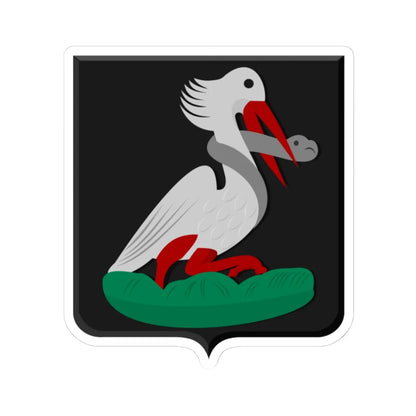 Zwaag wapen raadshuisversie (Netherlands) (Coat of Arms) STICKER Vinyl Kiss-Cut Decal 4 Inch White - The Sticker Space