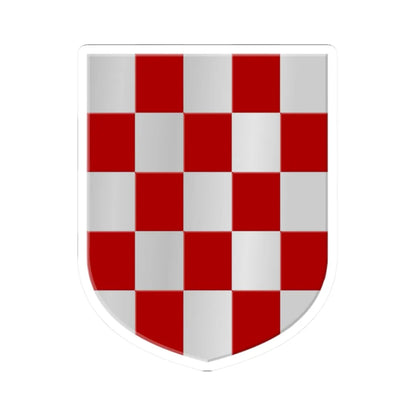 Zwartsluis wapen (Netherlands) (Coat of Arms) STICKER Vinyl Kiss-Cut Decal 2 Inch White - The Sticker Space