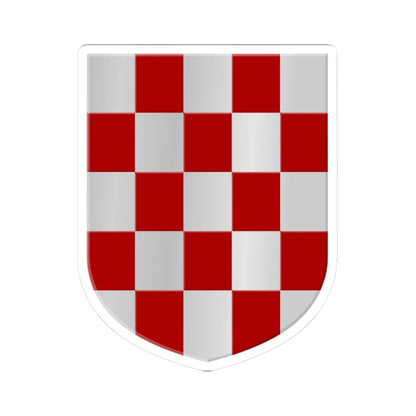 Zwartsluis wapen (Netherlands) (Coat of Arms) STICKER Vinyl Kiss-Cut Decal 3 Inch White - The Sticker Space