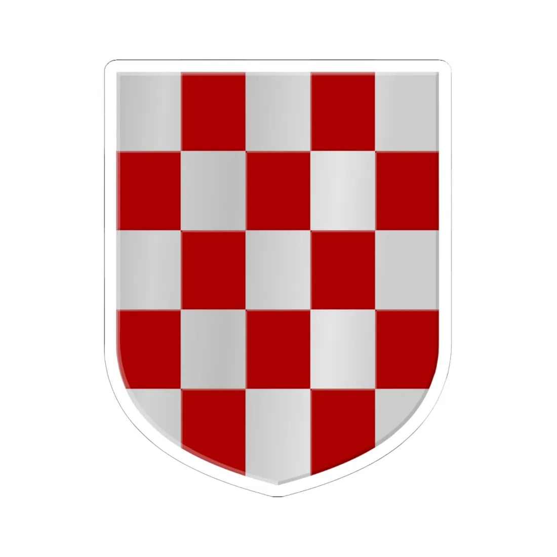 Zwartsluis wapen (Netherlands) (Coat of Arms) STICKER Vinyl Kiss-Cut Decal 6 Inch White - The Sticker Space