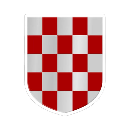 Zwartsluis wapen (Netherlands) (Coat of Arms) STICKER Vinyl Kiss-Cut Decal 6 Inch White - The Sticker Space