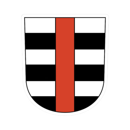 Zwillikon (Switzerland) (Coat of Arms) STICKER Vinyl Kiss-Cut Decal 2 Inch White - The Sticker Space