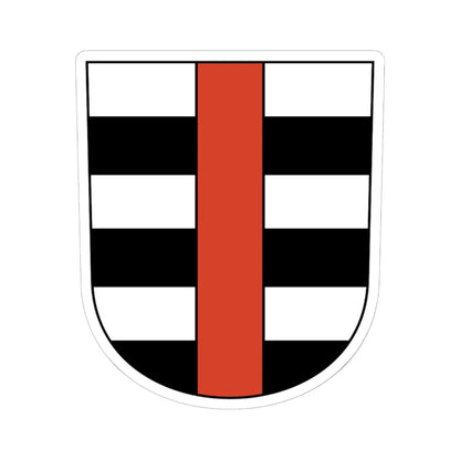 Zwillikon (Switzerland) (Coat of Arms) STICKER Vinyl Kiss-Cut Decal 6 Inch White - The Sticker Space