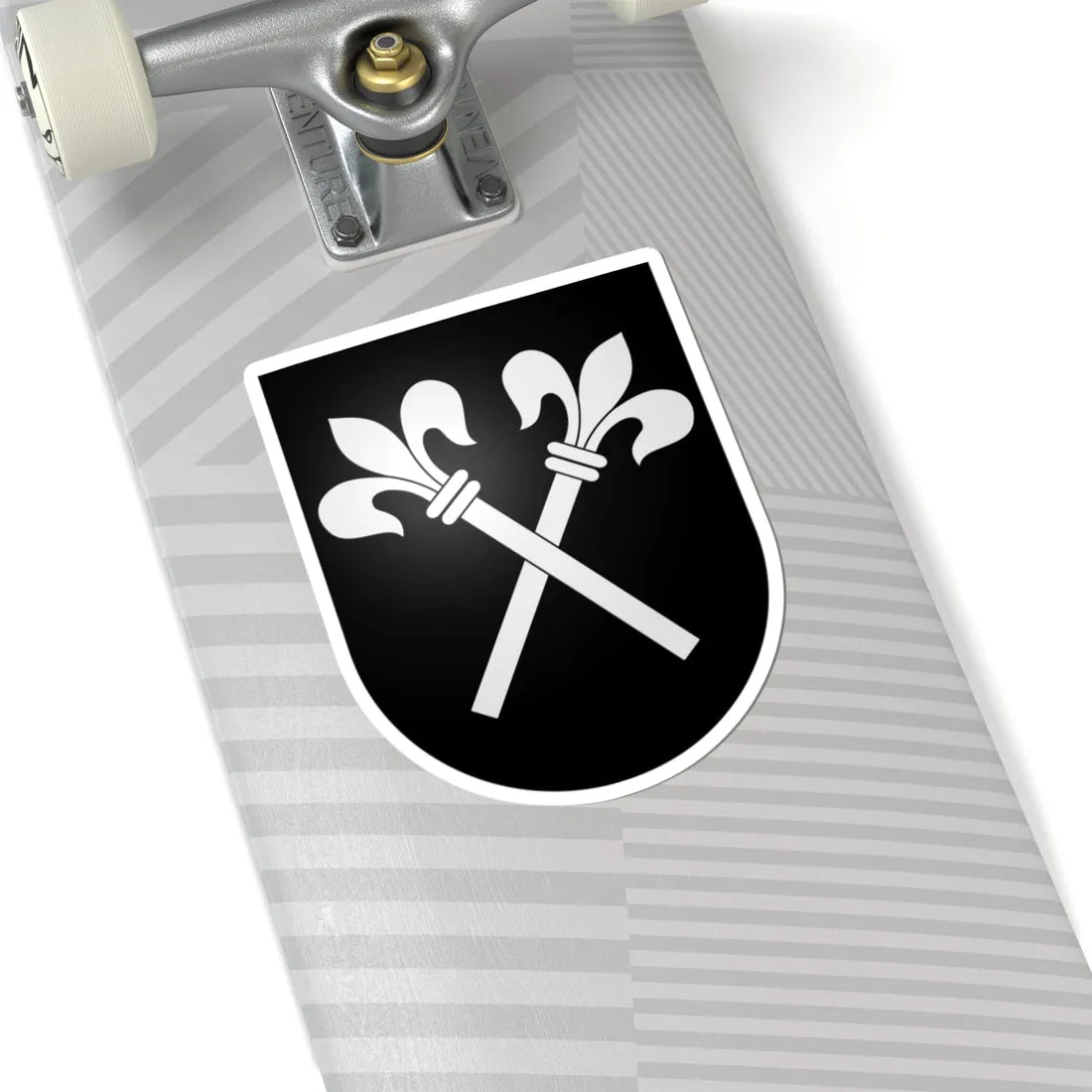 Zwingen-coat of arms (Switzerland) (Coat of Arms) STICKER Vinyl Kiss-Cut Decal - The Sticker Space