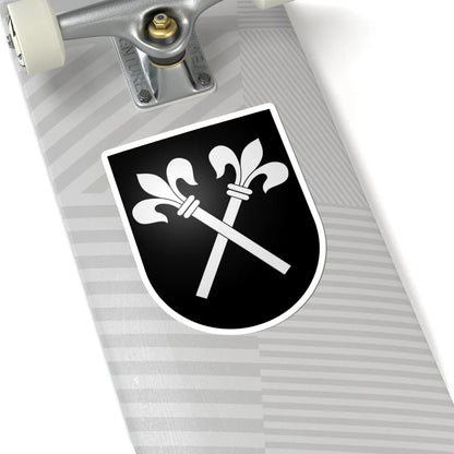 Zwingen-coat of arms (Switzerland) (Coat of Arms) STICKER Vinyl Kiss-Cut Decal - The Sticker Space