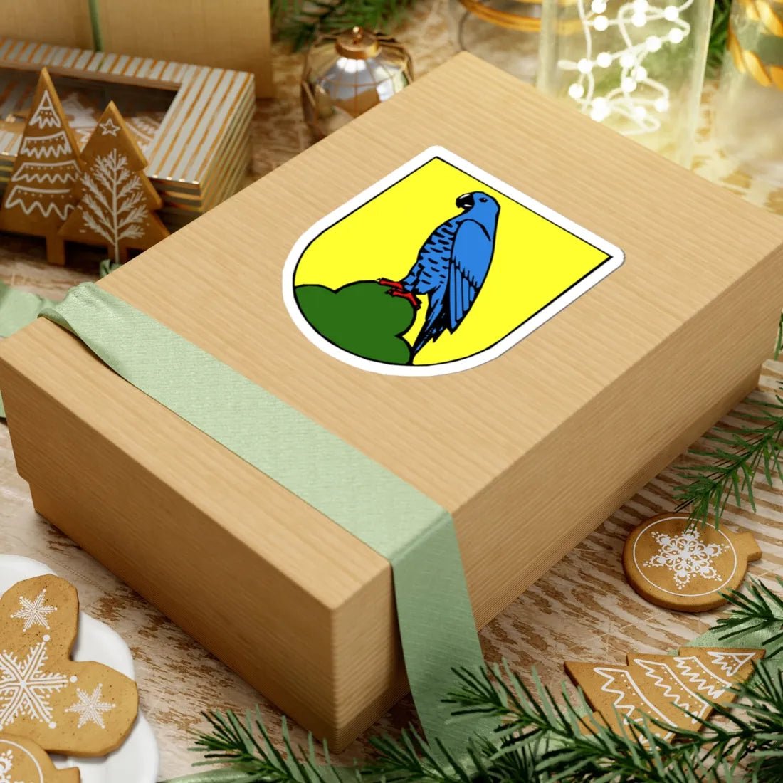 Zwönitz coa (Germany) (Coat of Arms) STICKER Vinyl Kiss-Cut Decal - The Sticker Space