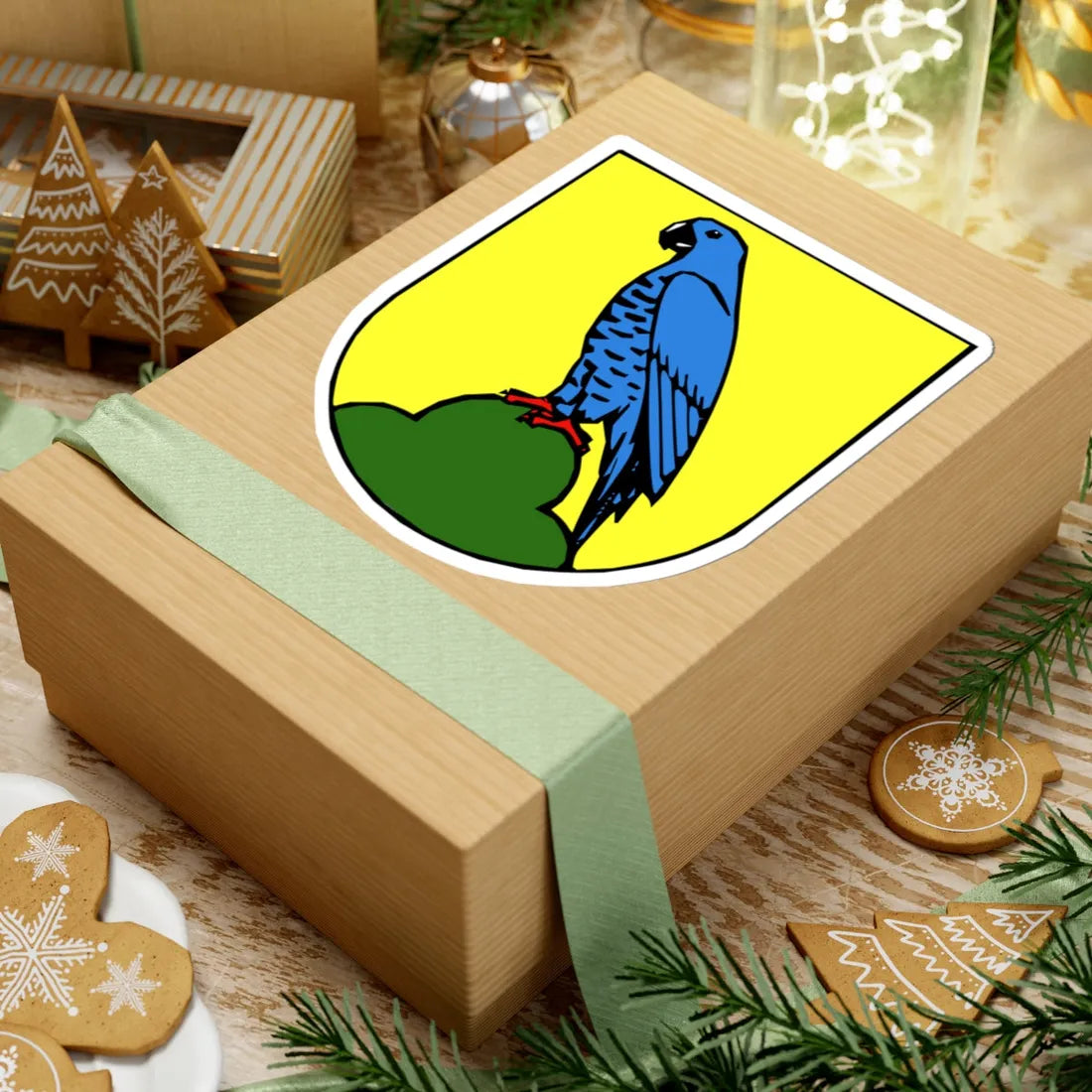 Zwönitz coa (Germany) (Coat of Arms) STICKER Vinyl Kiss-Cut Decal - The Sticker Space