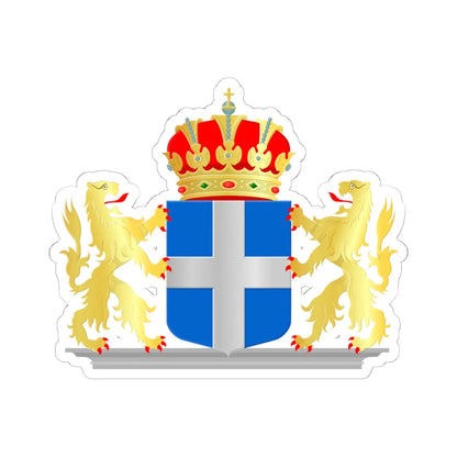 Zwolle wapen HRvA (Netherlands) (Coat of Arms) STICKER Vinyl Kiss-Cut Decal 6 Inch White - The Sticker Space