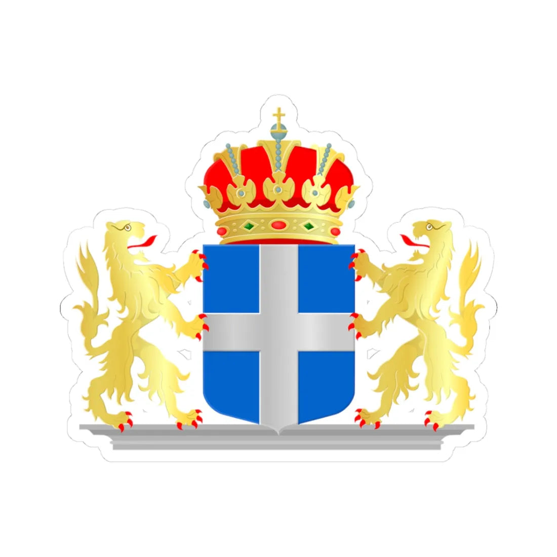 Zwolle wapen HRvA (Netherlands) (Coat of Arms) STICKER Vinyl Kiss-Cut Decal - The Sticker Space