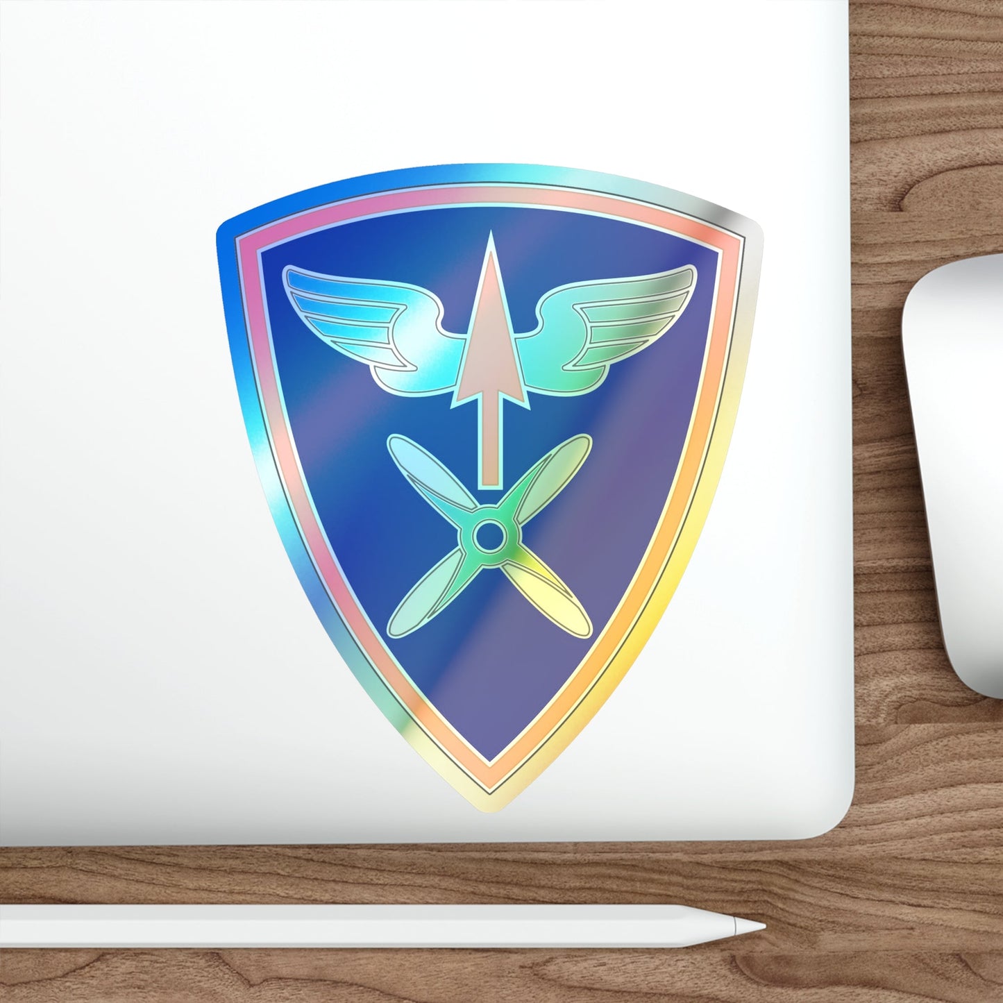 110 Aviation Brigade (U.S. Army) Holographic STICKER Die-Cut Vinyl Decal-The Sticker Space